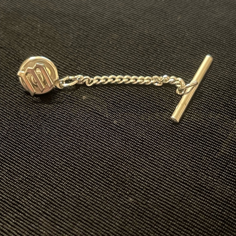 Silver Chain‎ Tie Bar